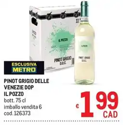Metro PINOT GRIGIO DELLE VENEZIE DOP IL POZZO offerta