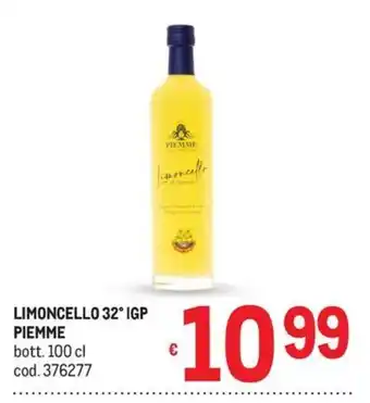 Limoncello 32° IGP Piemme
