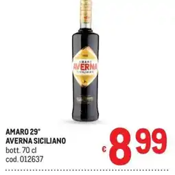 Metro AMARO 29° AVERNA SICILIANO offerta