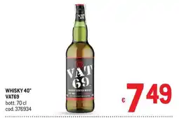 Metro WHISKY VAT69 offerta