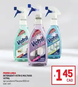Metro Detergenti vetri e multiuso Vetril offerta