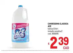 Metro CANDEGGINA CLASSICA ACE offerta