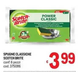 Metro SPUGNE CLASSICHE SCOTCH BRITE offerta