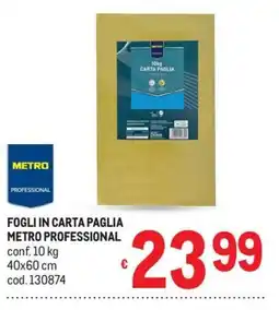 Metro Fogli in carta paglia Metro Professional offerta
