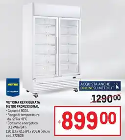 Metro Vetrina Refrigerata Metro Professional offerta