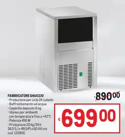 Metro FABBRICATORE GHIACCIO offerta