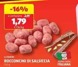 ALDI Bocconcini di salsiccia offerta