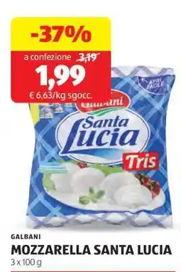 ALDI GALBANI MOZZARELLA SANTA LUCIA offerta