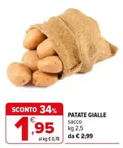 Iperal PATATE GIALLE offerta