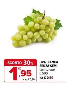 Iperal UVA BIANCA SENZA SEMI offerta