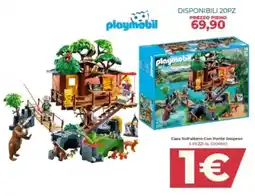 Toys Center Playmobil Casa Sull'albero Con Ponte Sospeso offerta