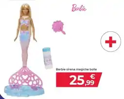 Toys Center Barbie sirena magiche bolle offerta