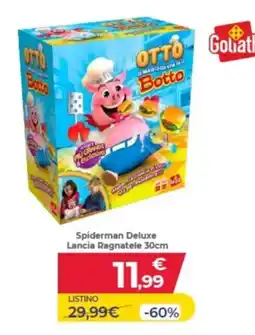 Toys Center Goliath Spiderman Deluxe Lancia Ragnatele offerta