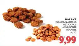Eté HOT RICE POKER SALATO MIX MEXICANOS MAIS GIGANTE PICCANTE offerta