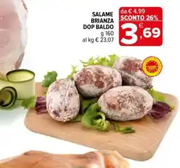 Iperal Salame Brianza DOP Baldo offerta