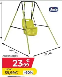 Toys Center Altalena Baby chicco offerta