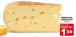 Iperal EMMENTALER SVIZZERO DOP offerta