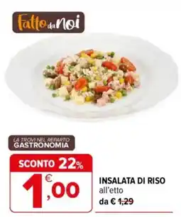 Iperal Fatto da Noi Insalata di Riso offerta