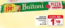 Iperal Base per pizza buitoni rettangolare offerta