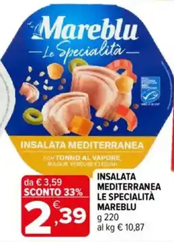 Iperal INSALATA MEDITERRANEA LE SPECIALITÀ MAREBLU offerta