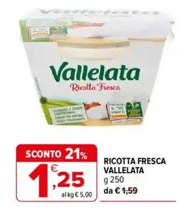 Iperal Ricotta Fresca Vallelata offerta