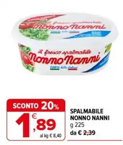 Iperal Spalmabile Nonno Nanni offerta