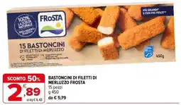 Iperal Bastoncini di filetti di merluzzo Frosta offerta