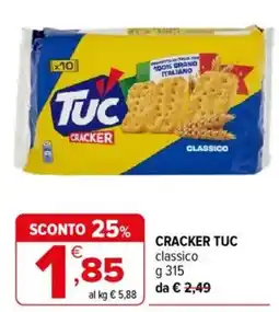 Iperal CRACKER TUC classico offerta
