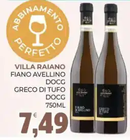 Eté Villa Raiano Fiano di Avellino DOCG Greco di Tufo DOCG offerta