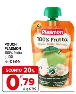 Iperal POUCH PLASMON 100% frutta offerta