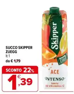 Iperal Succo Skipper Zuegg offerta