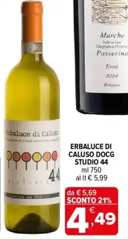 Iperal Erbaluce di Caluso DOCG Studio 44 offerta