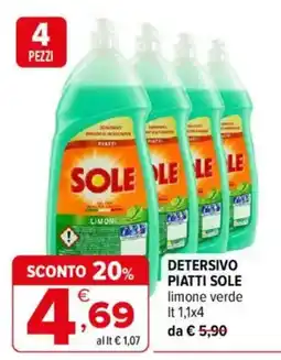 Iperal Detersivo piatti sole offerta