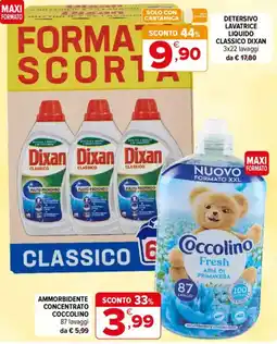 Iperal Detersivo lavatrice liquido classico Dixan offerta