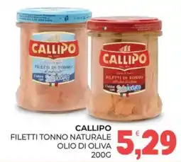 Eté CALLIPO FILETTI TONNO NATURALE OLIO DI OLIVA offerta