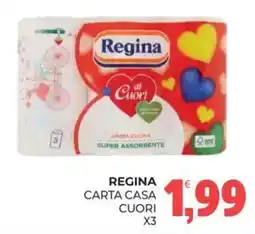 Eté Regina Carta Casa Cuori offerta