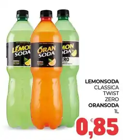 Eté LEMONSODA CLASSICA TWIST ZERO ORANSODA offerta