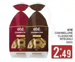 Eté ETÉ CIAMBELLINE CLASSICHE INTEGRALI offerta