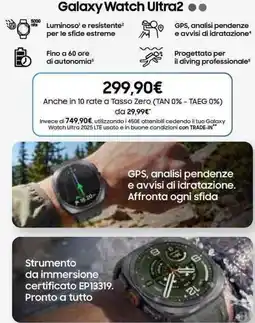 Unieuro Samsung Galaxy Watch Ultra2 offerta