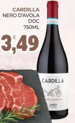 Eté Cardilla nero d'avola doc offerta