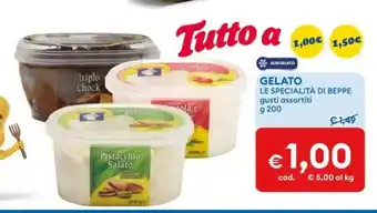 Gelato le specialità di beppe