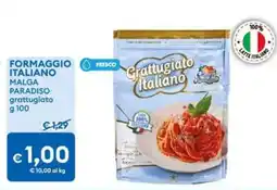 MD Discount Formaggio italiano malga paradiso grattugiato offerta