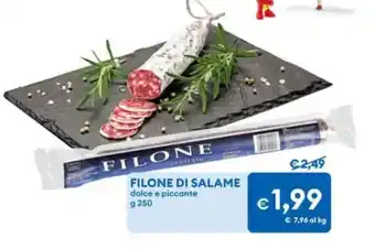 MD Discount Filone di salame dolce e piccante offerta