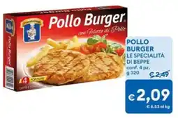 MD Discount Pollo burger le specialità di beppe offerta