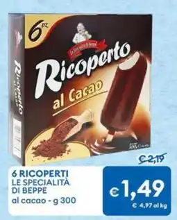 MD Discount 6 ricoperti le specialita di beppe al cacao offerta