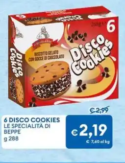 MD Discount 6 disco cookies le specialità di beppe offerta