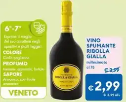 MD Discount Vino spumante ribolla gialla millesimato offerta