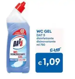 MD Discount Wc gel dat 5 disinfettante disincrostante offerta