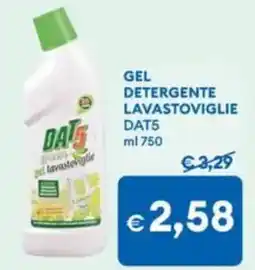 MD Discount Gel detergente lavastoviglie Dat5 offerta