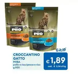 MD Discount Croccantino gatto pollo e riso/pesce e riso offerta